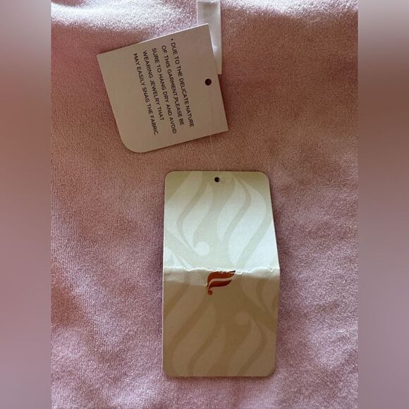 Fabletics Terry Halter Baby Doll Dress in soft pink - Size Small New with tags - Picture 7 of 8